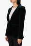 Smythe Green Velvet One Button Blazer Size 10