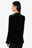 Smythe Green Velvet One Button Blazer Size 10