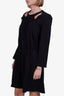 Sonia Rykiel Black Long-sleeve Cutout Mini Dress Size 40