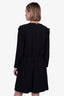 Sonia Rykiel Black Long-sleeve Cutout Mini Dress Size 40