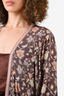 Spell & The Gypsy Collective Brown Patterned Cardigan Size S/M