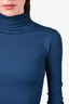 Sportmax Blue Wool Turtleneck Sweater Size M