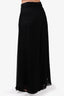 St. John Black Silk Wide-Legged Side Split Trousers Size 2