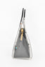 Staud PVC Black Leather Trimmed Multicolour Gemstone Top Handle Bag