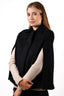 Stella McCartney Black Wool Cape Jacket Size 34