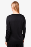 Stella McCartney Black Wool Lipstick Graphic Sweater Size 42