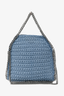 Stella McCartney Blue Crochet Mini Crochet Falabella Tote