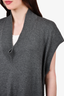 Stella McCartney Grey Wool/Silk Sleeveless Tunic Size 40