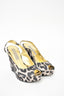 Stella McCartney Leopard Wedges Size 36