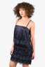 Stella McCartney Navy Silk/Lace Sleeveless Dress Size 38