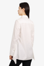 Stella McCartney White Long Sleeve Side Detail Button Down Top Size 38