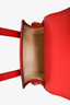 Strathberry Red Leather Mini Handle Crossbody Bag