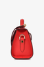 Strathberry Red Leather Mini Handle Crossbody Bag