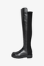Stuart Weitzman Black Leather Riding Boots Size 6.5