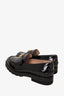 Stuart Weitzman Black Patent Leather Loafer Size 38