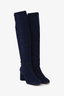 Stuart Weitzman Blue Suede Knee High Boots Size 7