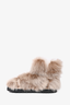 Stuart Weitzman Brown Fur 'Janicas' Boots Size 7