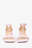 Stuart Weitzman Lilac Suede Squared Sandals Size 7.5