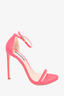 Stuart Weizman Neon Pink Heeled Sandals Size 10