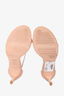 Stuart Weitzman Nude Leather Heeled Sandals Size 5.5