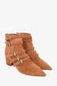 Tabitha Simmons Brown Suede Buckled Ankle Boots Size 40