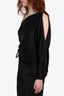 T by Alexander Wang Black Ruched Sleeveless Top Size 2