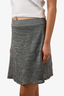 T by Alexander Wang Grey Marl Stretchy Mini Skirt Size S