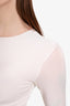 T by Alexander Wang White Twisted Maxi Dress Size XS