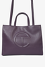 Telfar Purple Medium Shopping Bag