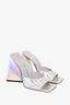 The Attico Silver Heels Size 37
