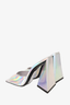 The Attico Silver Heels Size 37