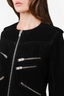 The Kooples Black Suede Fringe Jacket Size XL