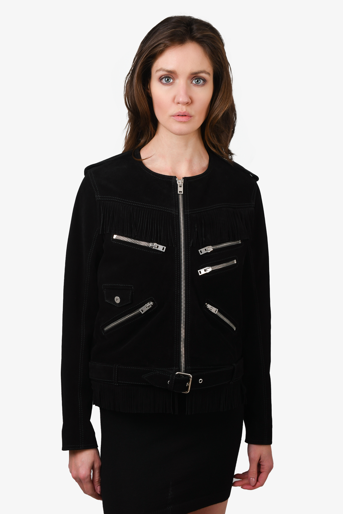 Kooples clearance fringe skirt