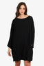 The Row Black Oversized Mini Dress Size M/L