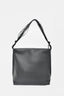 The Row Black Pebbled Leather Multi-Strap Tote