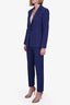 The Row Blue Two Piece Suit Set Size 4