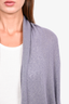 The Row Light Purple Cashmere Draped Cardigan Size M/L