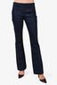 The Row Navy Blue Flared Pants Size 2