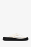 The Row White Platform 'Ginza' Sandals Size 40