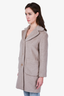 The Weekend Max Mara Brown Wool/Alpaca Button-Down Jacket Size 0