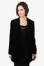 Theory Black Velvet 'Berdyne' Blazer Size 12