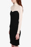 Theory Black/White Knitted Dress size P
