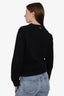 Thom Browne Black Cotton Zip-Up Sweatshirt Size 0