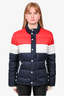 Thom Browne Navy/Red/White Zip Up Down Jacket Size 3