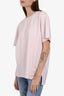 Thom Browne Pink Cotton Scoop Neck T-Shirt Size 4