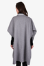 Tibi Grey Wool Cape Size S
