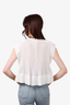 Tibi White Pleated Top Size 0
