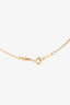 Tiffany & Co. 18K Gold Diamond 3 Leaf Clover Key Pendant Necklace