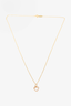 Tiffany & Co. 18K Gold Mini Pave Diamonds Heart Necklace
