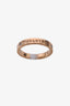 Tiffany & Co. 18K Rose Gold 3-Diamond Band Ring